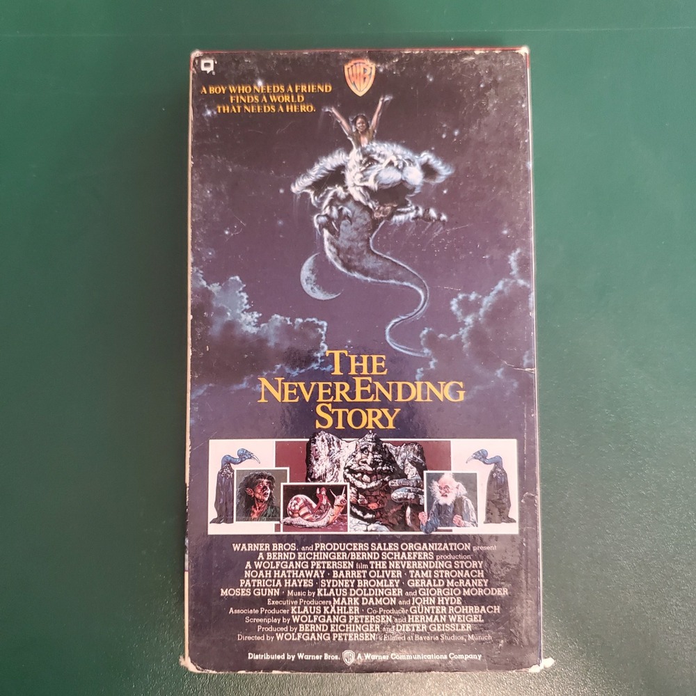 The NeverEnding Story VHS 1984 Warner Home Video Family Cult Classic PG